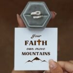 S925 Sterling Silver Faith Cross Zircon Ring - Image 5