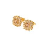 Multiple Colors Zircon-encrusted Stud Earrings - Image 5