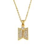 Butterfly-shaped Zircon-inlaid Trendy And Personalized Necklace Pendant Accessory - Image 6